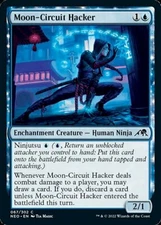 MTG Kamigawa Neon Dynasty *FOIL* C Moon-Circuit Hacker #067