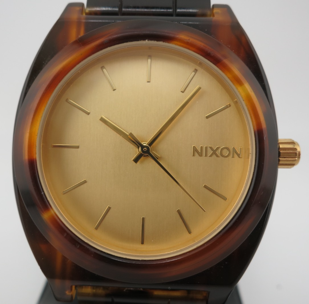 Nixon The Time Teller Acetate Tortoise Shell Watch - A327-1424