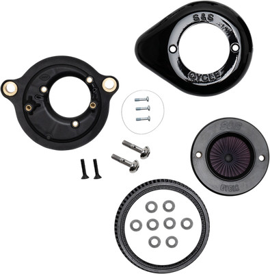 S & S Cycle Stealth Air Stinger Black Teardrop 170-0718 FL/FX 17-21