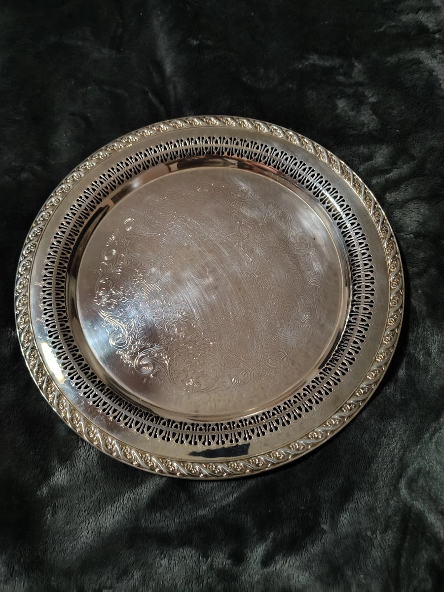 Wm. Rogers & Son 1900-1940 Antique US Silver-Plated Platters