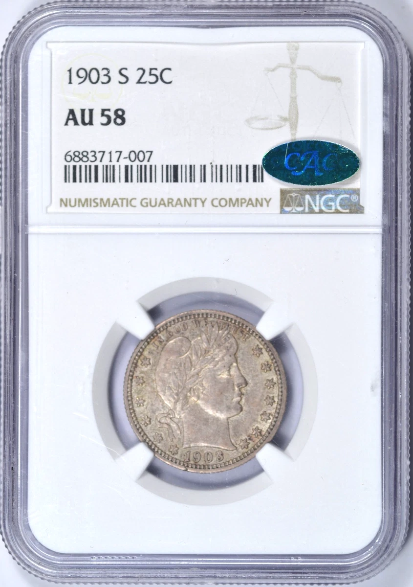 1903 Year Silver Barber US Quarters (1892-1916) for sale | eBay