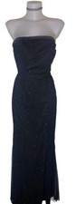 Платье NWT Vtg Womens Black Rhinestone