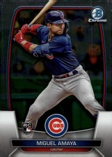 2023 Bowman Chrome #56 MIGUEL AMAYA - CHI CUBS -  Rookie RC BUY 3 GET 1 FREE