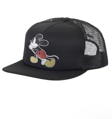 Supreme x Disney Mickey Mouse Black Mesh Trucker Hat Unisex Adult