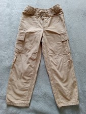 Baby Gap Boys Size 4 Years 4T Khaki Pants Drawstring Cotton Beige School