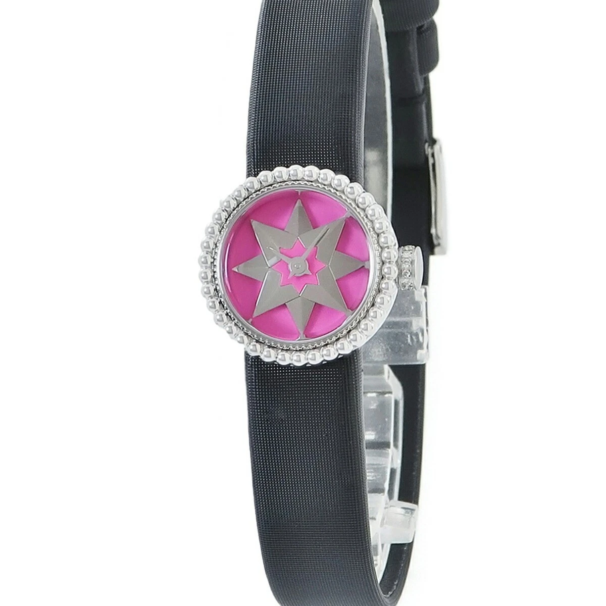 Mini montre à quartz rose Christian Dior La D de CD040112A005 19 mm
