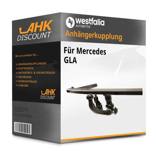 für Mercedes GLA 12.2013-12.2019 Westfalia AnhäNgekupplung Abnehmbar NEU-image