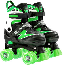 Adjustable Roller Skates Boys Kids Ages 5-8 8-12 Roller Skates Girls with Light