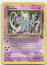 Mewtwo 12 Promo Wizards Black Star Promos Pokemon Moderately Played