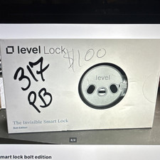 Level Invisible Smart Lock Bolt Edition Keyless Door Lock Apple HomeKit Silver