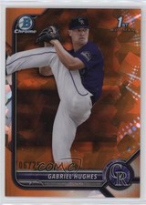 2022 Bowman Chrome Draft Sapphire Edition Orange 6/25 Gabriel Hughes 0xh3