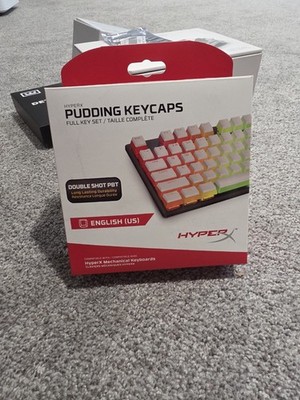 Hyperx Pudding Keycaps Full Keyset white