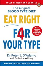 Eat Right 4 Your Type: Fully Revised with 10-day Jump-St... by D'Adamo, Dr Peter