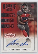 2016 Panini Contenders Rookie Ticket Peyton Barber #165 Auto 05or