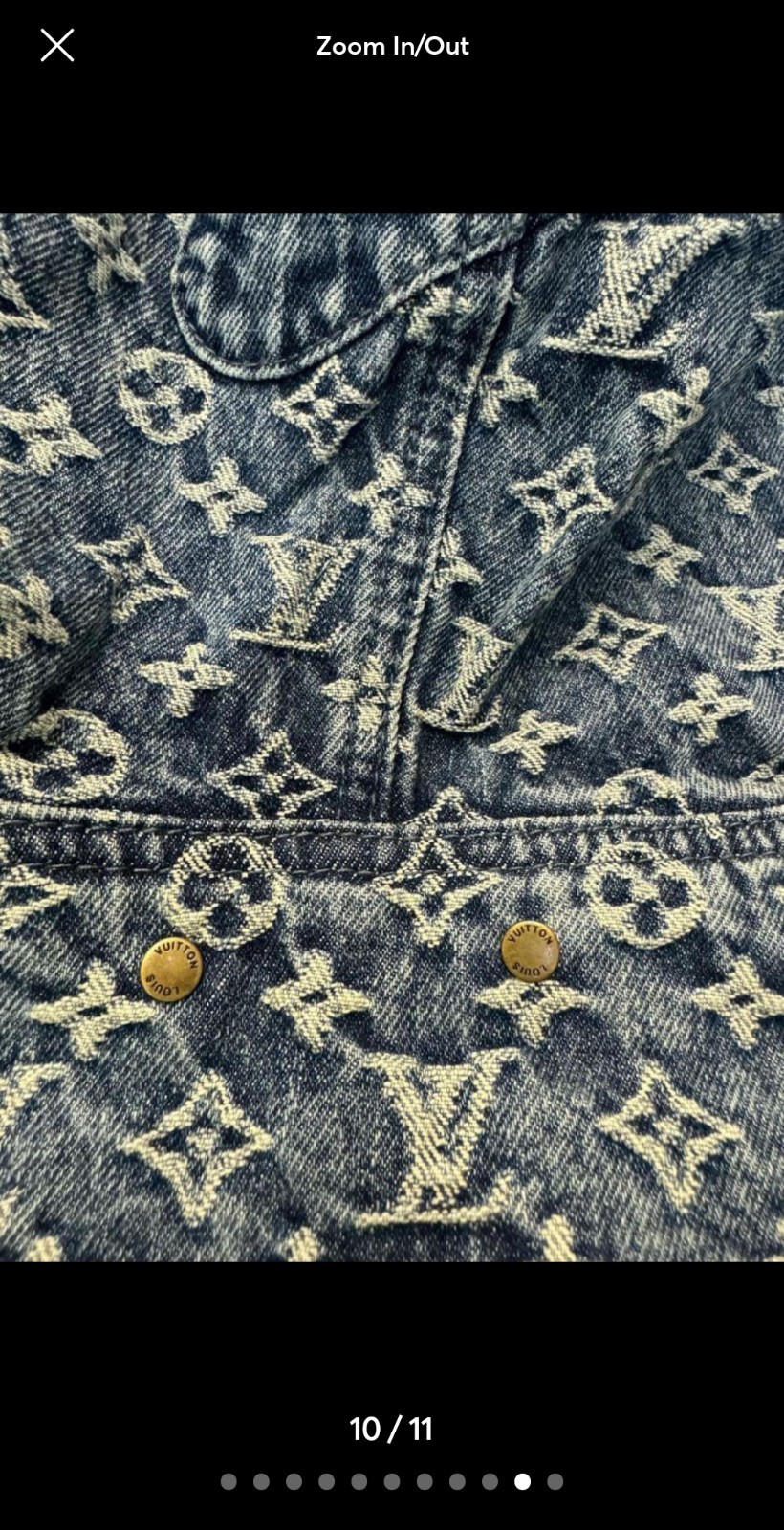 Louis Vuitton x Nigo Monogram Patchwork Denim Hoo… - image 10