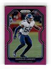 Harold Landry 2020 Panini Prizm #108 Tennessee Titans Prizm Pink