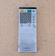 Vintage Sony Remote Commander RM-707 w Metal Faceplate PARTS/REPAIR