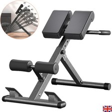 Fitness Workout Sport Roman Chair Hyperextension Extension Back Bench Foldable
