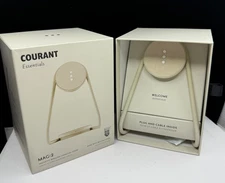 Courant Essentials Mag :2 Magnetic Wireless Charging Stand Belgian Linen NEW
