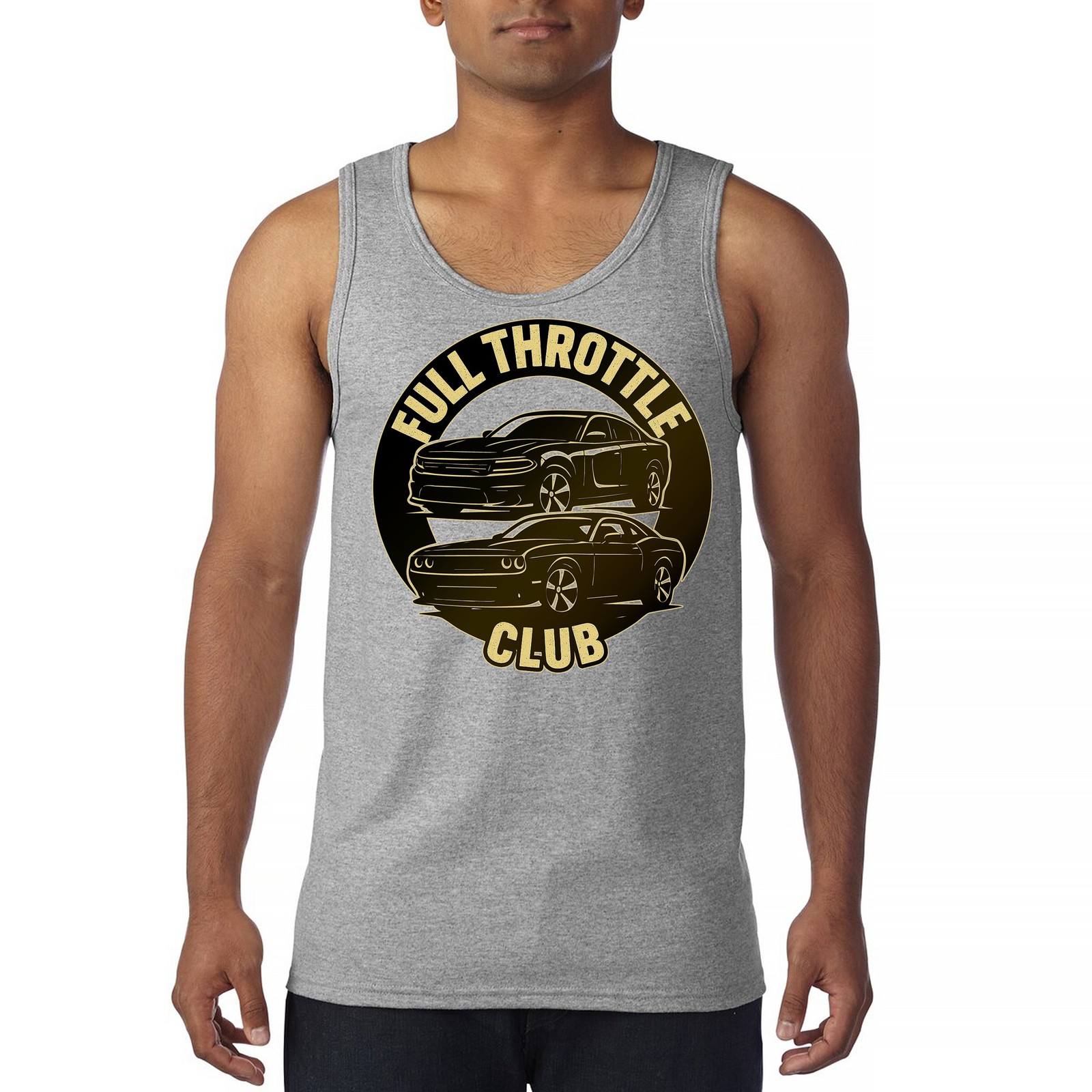 ALTRA Canotta uomo Full Throttle Club American Muscle Car Performance Power