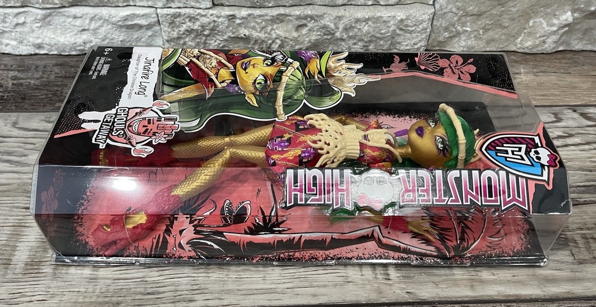 2015 Monster High Ghouls Getaway Jinafire Long Gold Chinese Dragon