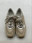 Hogan Boys Tan Silver Lace Up Low Top Comfort Sneaker Shoes EU 31 Youth — photo 1