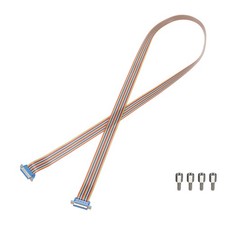 1 Pcs IDC Rainbow Wire DB25 Female to DB25 Female 59 Inch Length