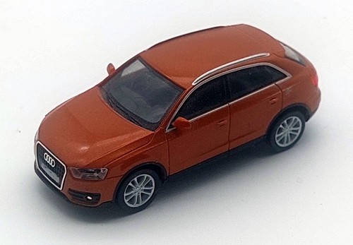Nº 2861 Herpa Audi Q3 SUV naranja marrón metálico 1:87
