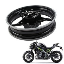 17x3.5 Front Wheel Rim For 2017-2025 Kawasaki Z900 Z650 Ninja 650 Gloss Black