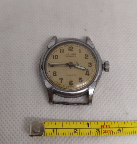 Helios Shockresist Waterproof 17 Jewels Vintage Mens Watch For Spares Or Repairs