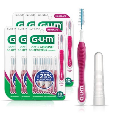 Proxabrush Go-Betweens - Moderate - Interdental Brushes - Soft Bristled Denta...