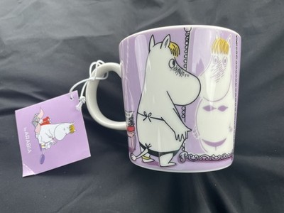 Moomin Arabia 10oz Coffee Tea Mug 2-image Snorkmaiden Lila New w/box & Tag NIP