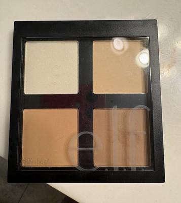 e.l.f. Powder Contour Palette Contour 4-Shade Matte Pressed Powder Compact