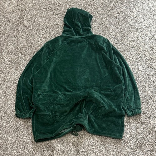 Vintage Green Bay Packers NFL Game-day Velour Full Zip Hoodie Sweatshirt Wmns L - Picture 4 of 4