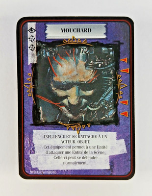 Tracking Device - French - Kult CCG card (1995) Influence, horror TCG