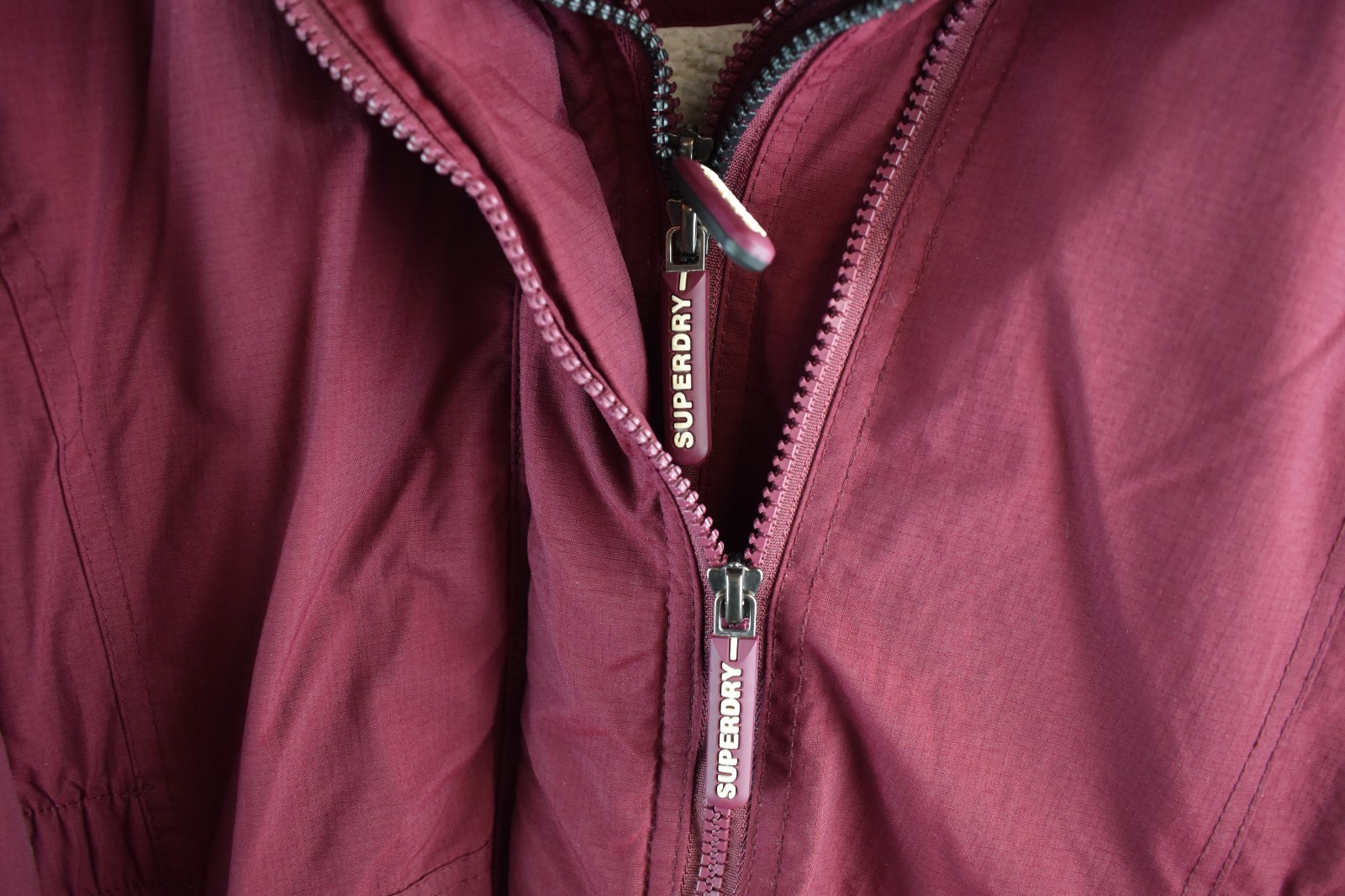 SUPERDRY The Wind Attacker Red Jacket size L Wome… - image 4