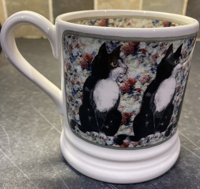 Emma Bridgewater schwarz-weiße Katze Tasse - Neu 1. Qualität