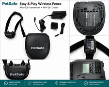 Petsafe Stay and Play Wireless Pet Fence RFA-608  RFA-561 Collar Tested Working