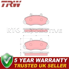 TRW Front Brake Pads Set Fits Ford Transit 1991-2000 2.0 2.4 D 2.5 TD TDi #1