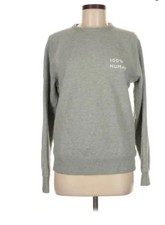 Everlane Sweatshirt Crewneck 100 Human Cotton Grey Sz L Athleisure Gym