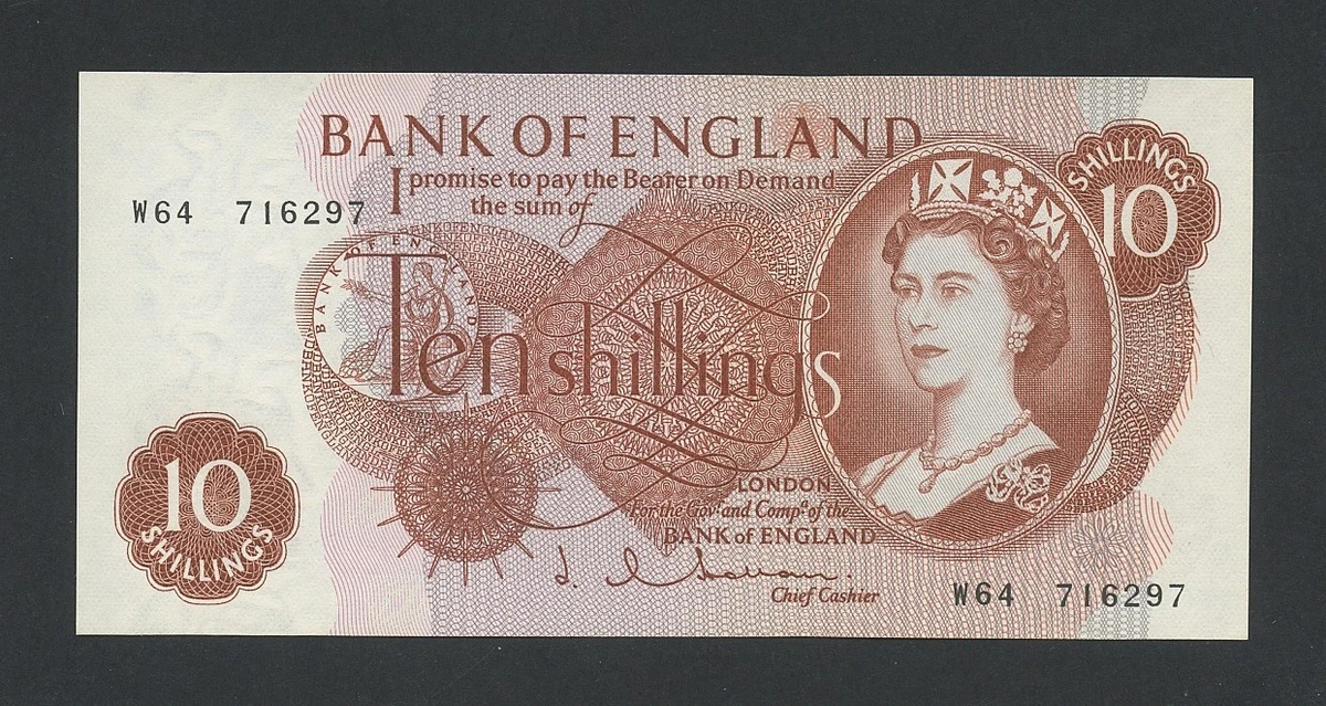 10 先令钞票英国纸币| eBay
