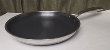 Hexclad Hybrid Cookware 12" Frying Pan Stainless Steel Non-Stick NO LID