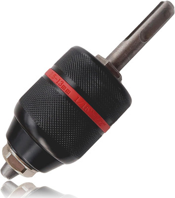 Keyless Drill Chuck with SDS plus Shank, 1/16''-1/2'' Universal SDS Chuck Adapter,