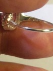 NATURAL EARTHMINED GEM TESTED PINK STAR RUBY RING SIZE 7- 925 SILVER GOLD PLATED — photo 4