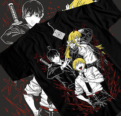 Camiseta Camisa Motosserra Pochita Manga Anime Desenho Md06