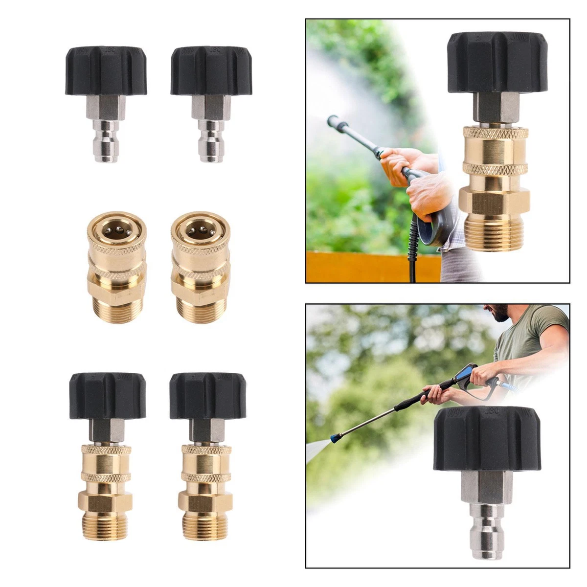 Pressure washer attachment for garden sales hose
