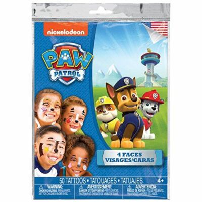 Paw Patrol 1585 Gesicht Tattoos (klein)