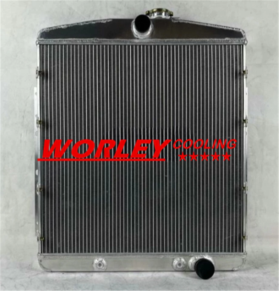 3 ROW ALUMINUM RADIATOR FOR 1949 1950 OLDSMOBILE Series 78 88 98 CHEVY V8 AT new - Изображение 2 из 4