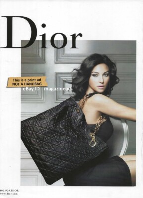 DIOR Handbags 1-Page PRINT AD Spring 2008 MONICA BELLUCCI | eBay