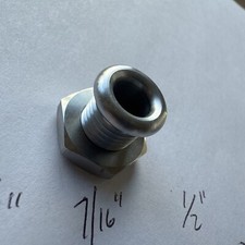 Drum Air Vent Grommet TOP QUALITY  7/16  W 10.39mm X 1/2  L Chrome Screw Vent